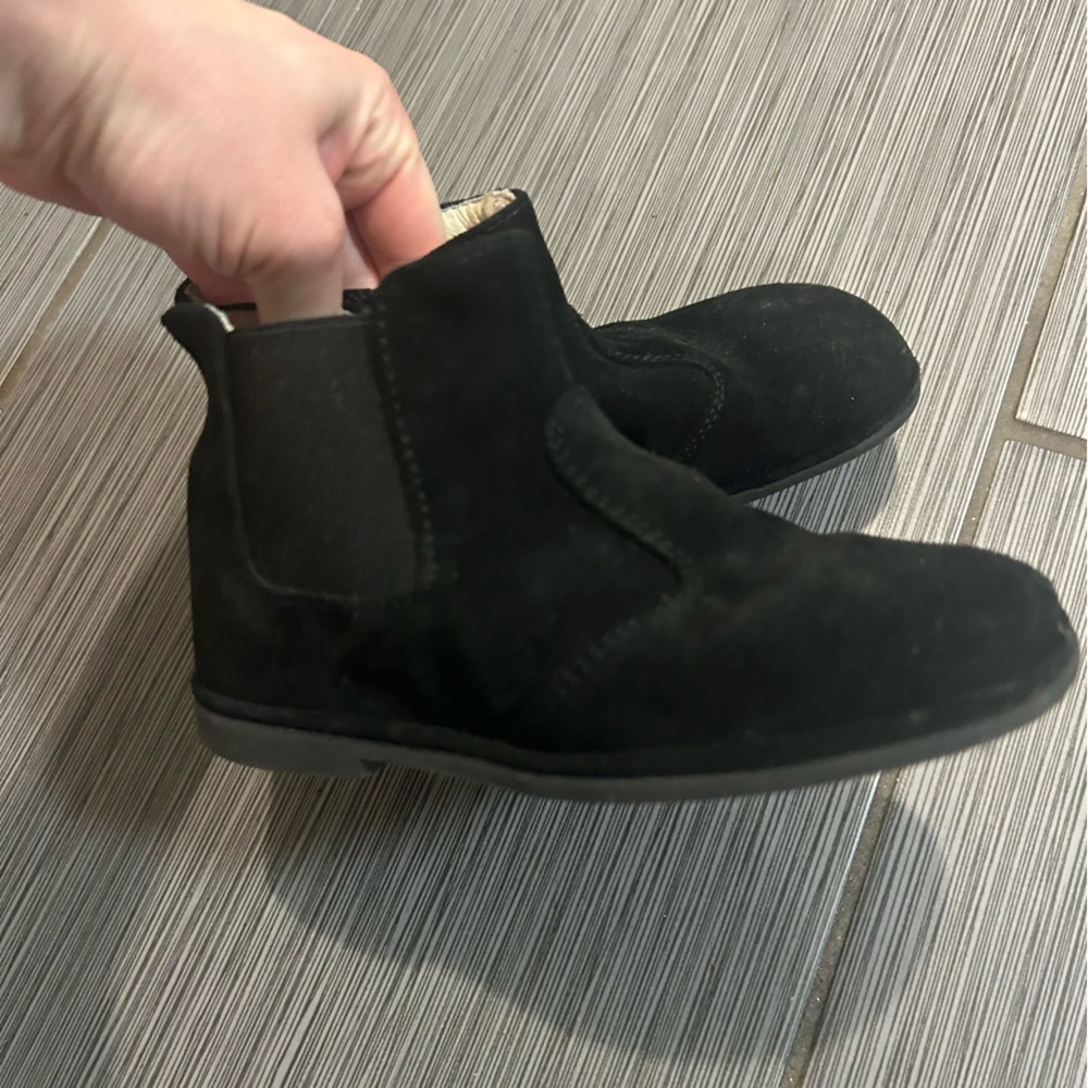 Little Eric Black boots leather